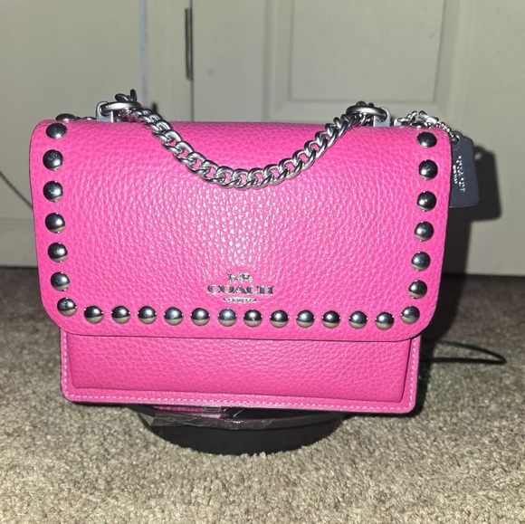 NWOT Coach Mini Klare Crossbody Bag With Rivets - Picture 6 of 17